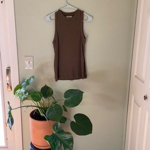 Olive Green Madewell Tank Top